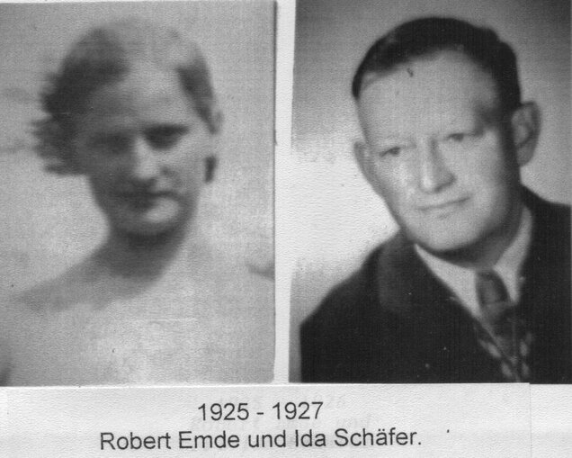 Hier sehen sie das Königspaar von 1925-1927 Robert Emde und Ida Schäfer